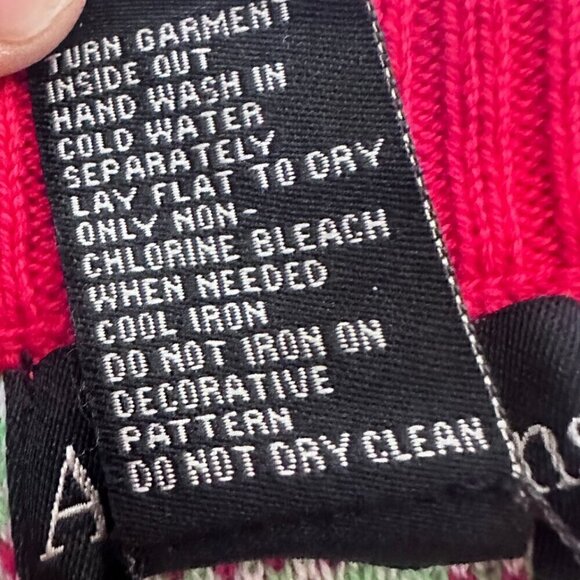 Unisex Ugly Christmas Sweater ERMAHGERD ERTS CHERSTMERS by Alex Stevens - Size M - Picture 13 of 15